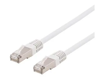 DELTACO S/FTP Cat6 patchkabel, LSZH, 1,5m, grå (SFTP-611H)
