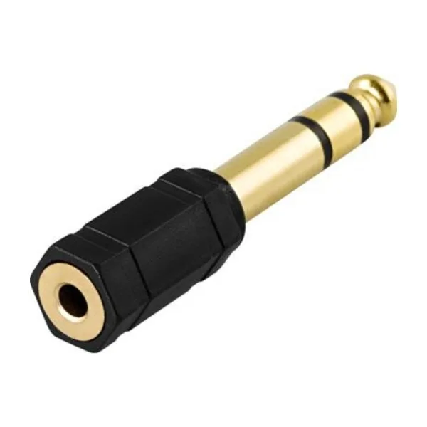 Adapter 6,3 mm hane till 3,5 mm stereo hona