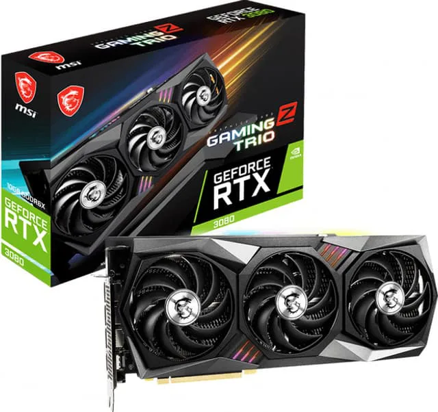 MSI GeForce RTX 3080 GAMING Z TRIO grafikkort