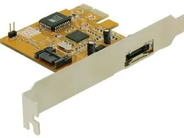Delock PCI Express controller card 1x eSATA, 1x SATA