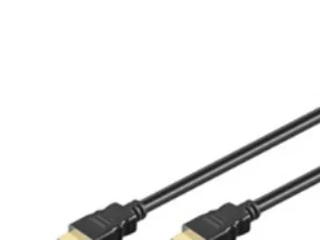 Goobay 51821, 3 m, HDMI Typ A (standard), HDMI Typ A (standard), 10,2 Gbit/s, Ljudreturkanal (ARC), Svart