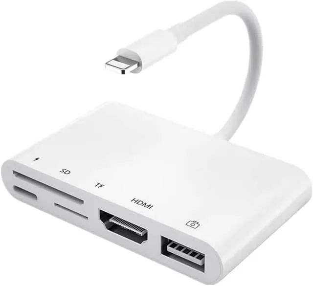 Nördic Lightning adapter 1 till 5 portar
