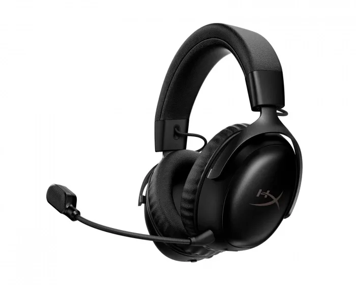 HyperX Cloud III S trådlösa spelhörlurar svart/röd