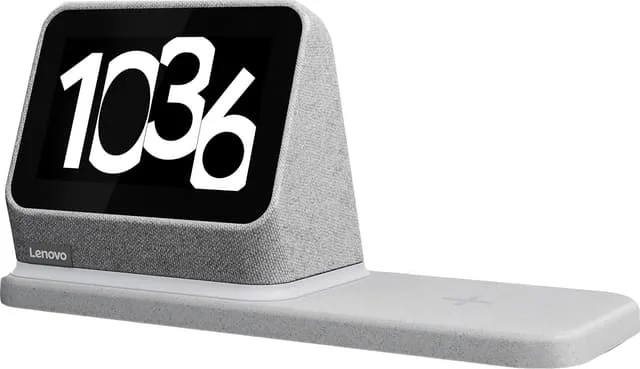 Lenovo Smart Clock 2 med Qi trådlös laddningsplatta