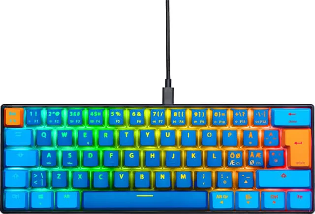 NOS C-450 Mini PRO RGB gaming tangentbord