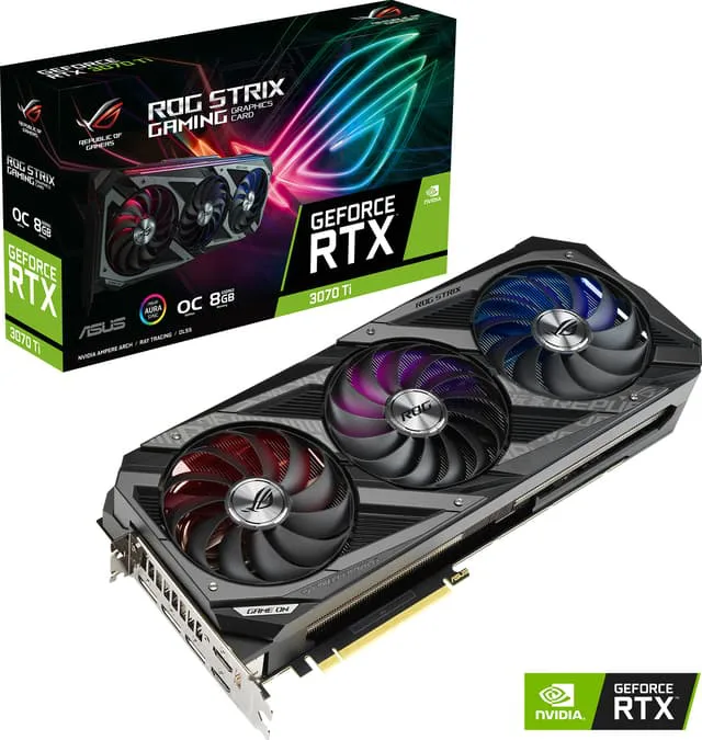 Asus GeForce RTX 3070 Ti ROG STRIX OC grafikkort