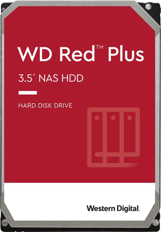 Western Digital Red Plus SATA III HDD för NAS