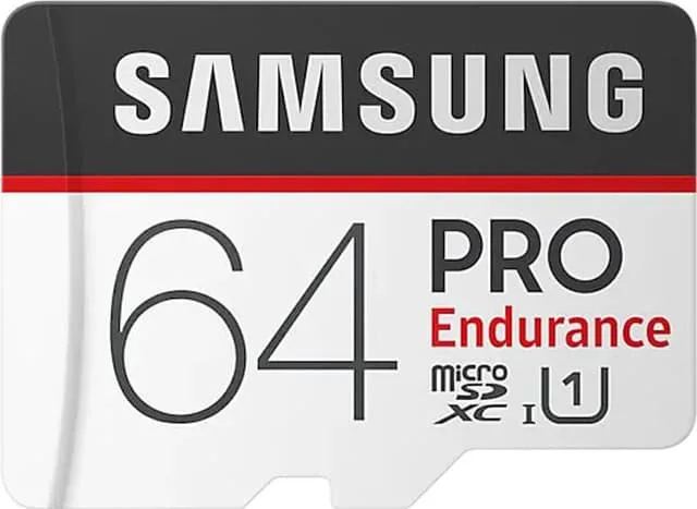 Samsung PRO Endurance microSD minneskort (64GB)