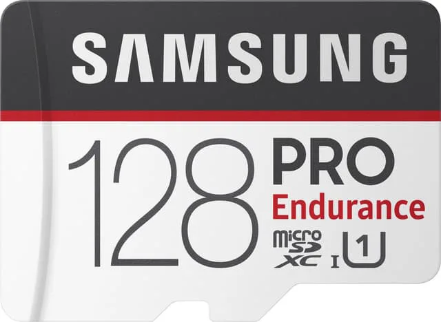 Samsung PRO Endurance microSD minneskort (128GB)