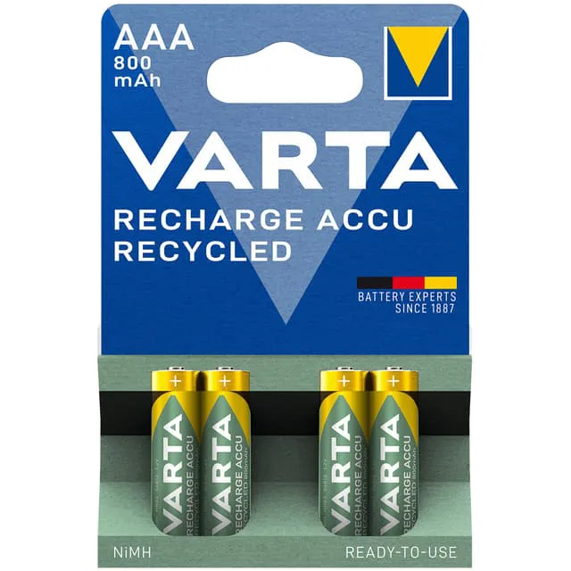 Varta Recharge Accu Recycled 56813 batteri