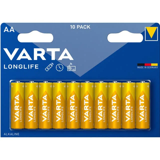 Varta Longlife AA / LR6 Batteri 10-p