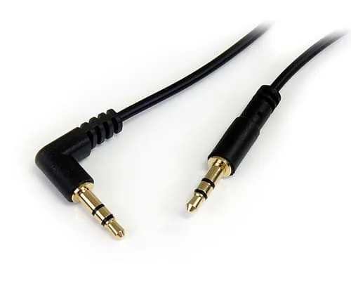 StarTech.com 1,8 m Slim 3,5 mm till högervinklad stereoaudiokabel