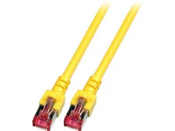 Patchkabel RJ45, CAT6 250Mhz, 0.5m gelb, S-STP(S/FTP), LSOH