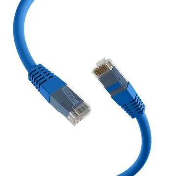 Diverse RJ45 UTP(U/UTP)-anslutningskabel, 1,0 m blå, CAT6