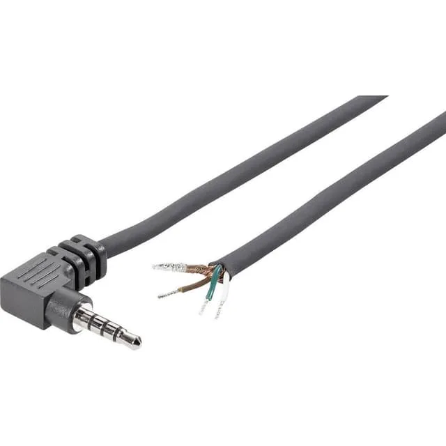 TRU COMPONENTS 1579003 Hörlursuttag 3.5mm Kontakt hane