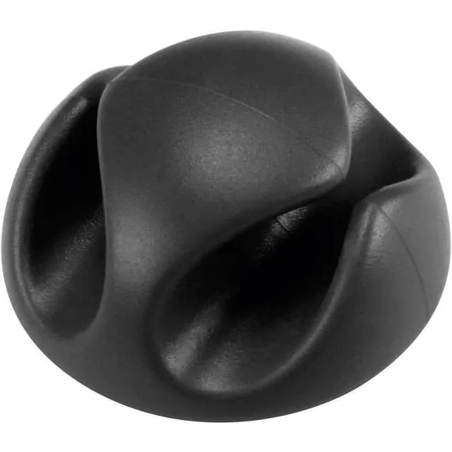 TRU COMPONENTS 558364 Kabelhållare självhäftande Svart