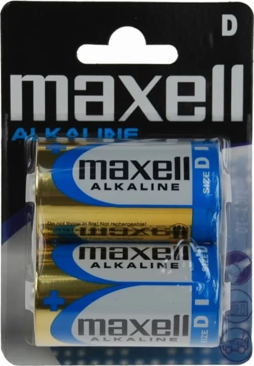 Batteri Maxell, alkaliskt, LR20 / D