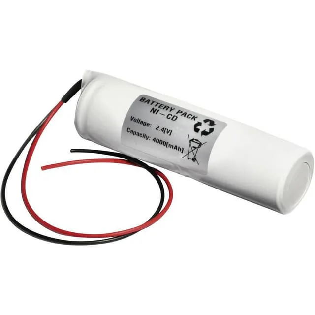 Emmerich 24D4000S Nödljusbatteri Kabel 2.4 V 4000