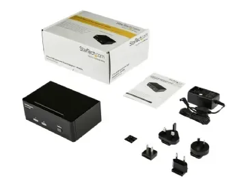 StarTech.com DisplayPort KVM-switch med 2 portar