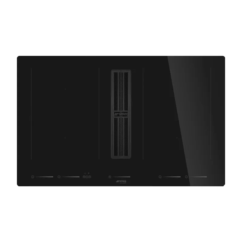 Smeg Induktionshäll med fläkt HOBD682D2 (83cm)