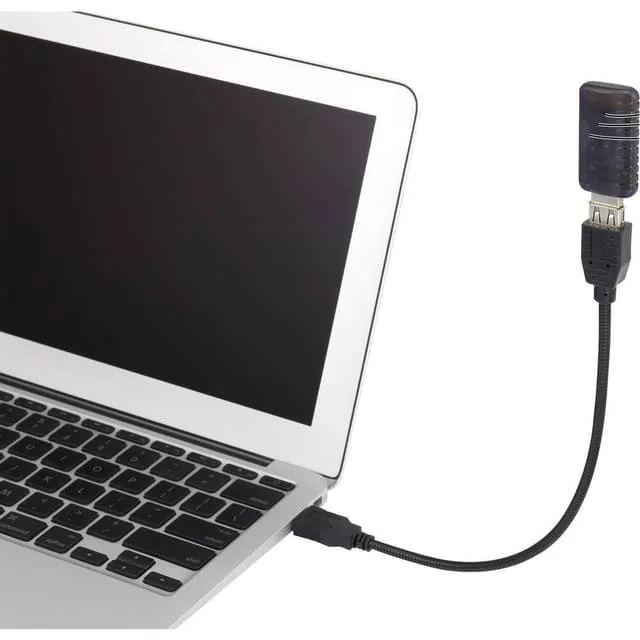 Renkforce USB-kabel USB 2.0 USB-A hane, USB-A hona 16,00 cm Svart flexibel svanhalskabel, guldpläterade kontakter RF-3999453