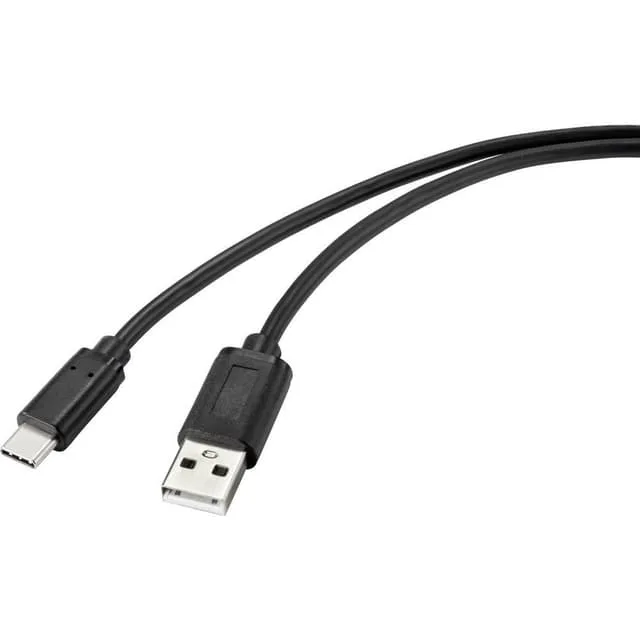 Renkforce USB-kabel USB 2.0 USB-C™-kontakt