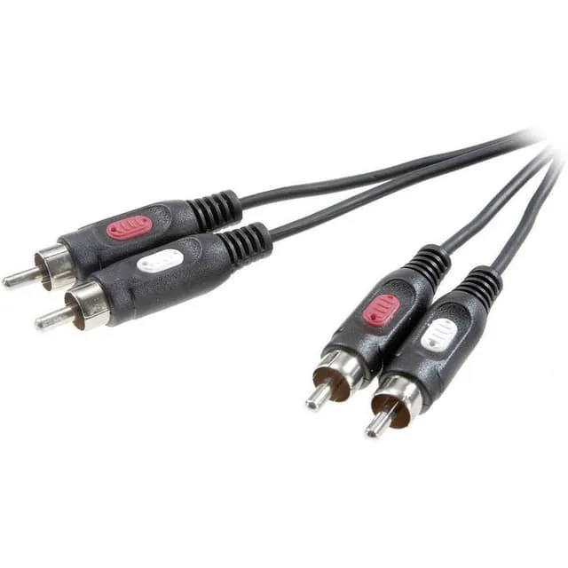 SpeaKa Professional RCA Audio Anslutningskabel [2x]