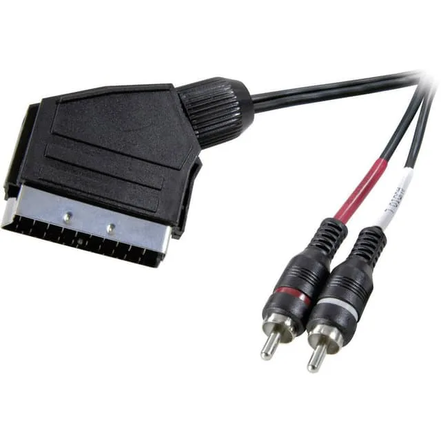 SpeaKa Professional SCART / RCA Audio Anslutningskabel