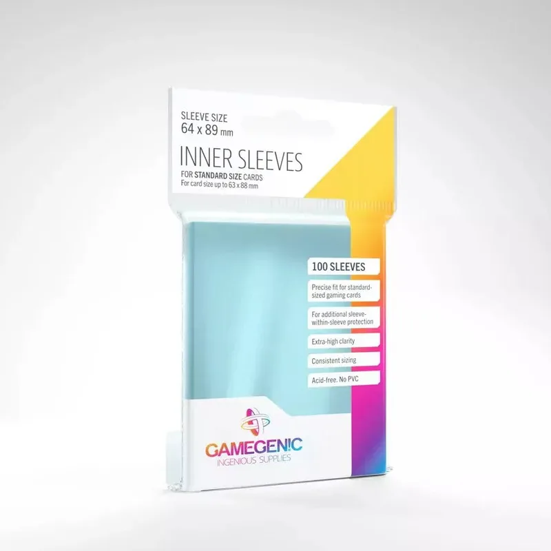 Gamegenic Standard Inner Sleeves 64x89 mm (100 st)