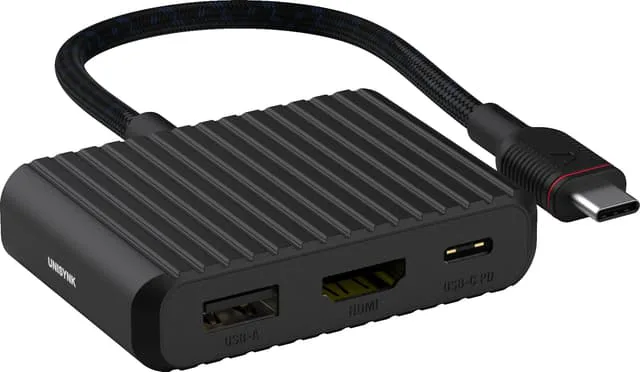 Unisynk 3 Port USB-C hubb