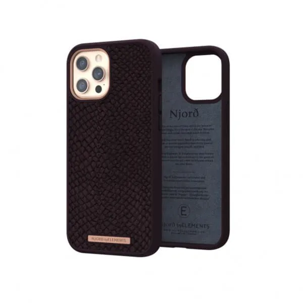 Njord by Elements iPhone 12 Pro Max Skal Salmon Series Aubergine