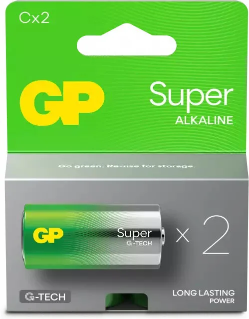 GP Super Alkaline C-batteri
