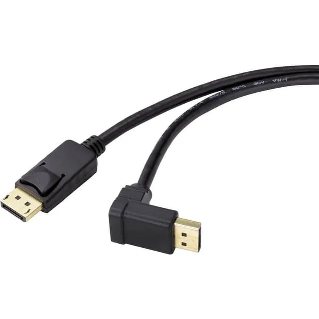 Renkforce DisplayPort Anslutningskabel 0.50 m
