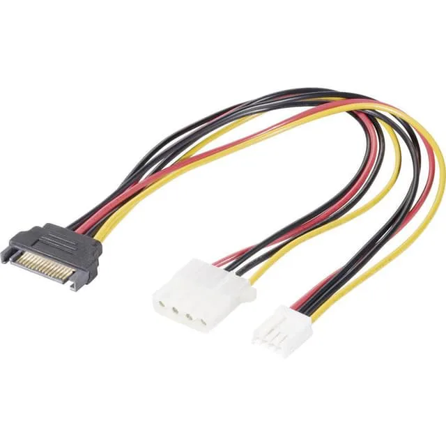 Renkforce Ström Y-kabel [1x SATA-strömkontakt hane
