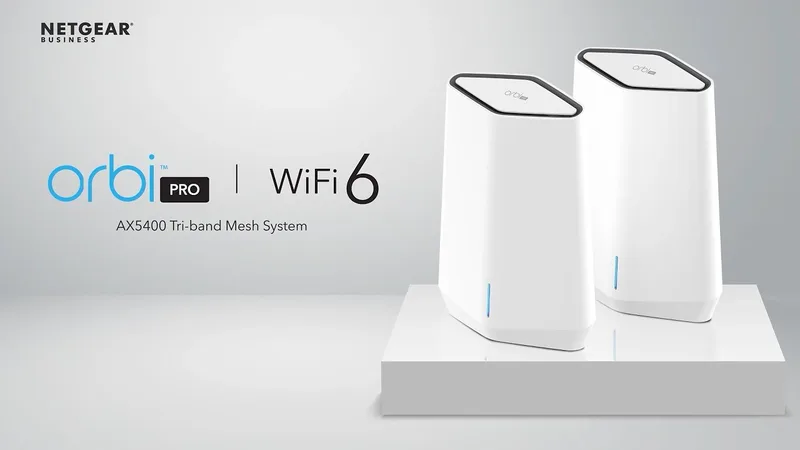 Netgear SXR50 Orbi Pro WiFi 6 AX5400 Tri-band Mesh Router