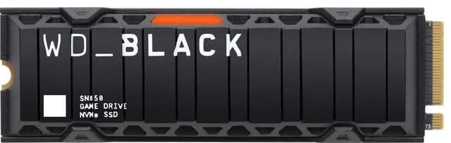 Western Digital WD Black SN850 med Heatsink intern NVMe SSD