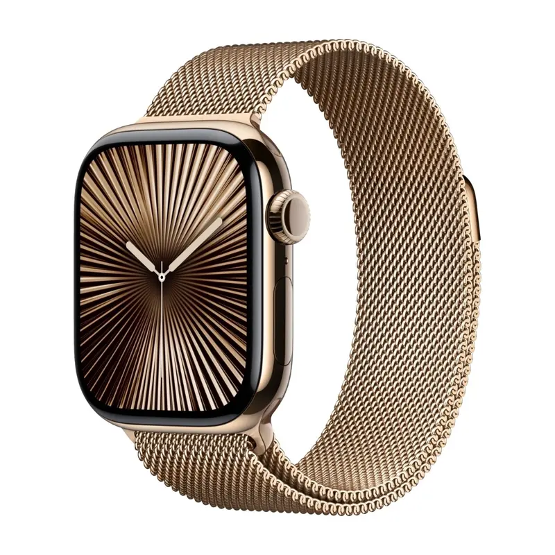 Apple Watch Series 10 GPS + Cell 42 mm guld titan