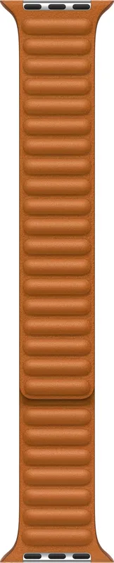 Apple 41 mm Leather Link rem S/M (golden brown)