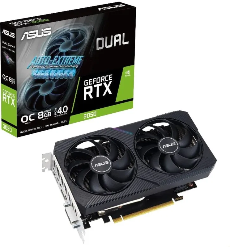 ASUS Dual GeForce RTX 3050 OC 8GB V2