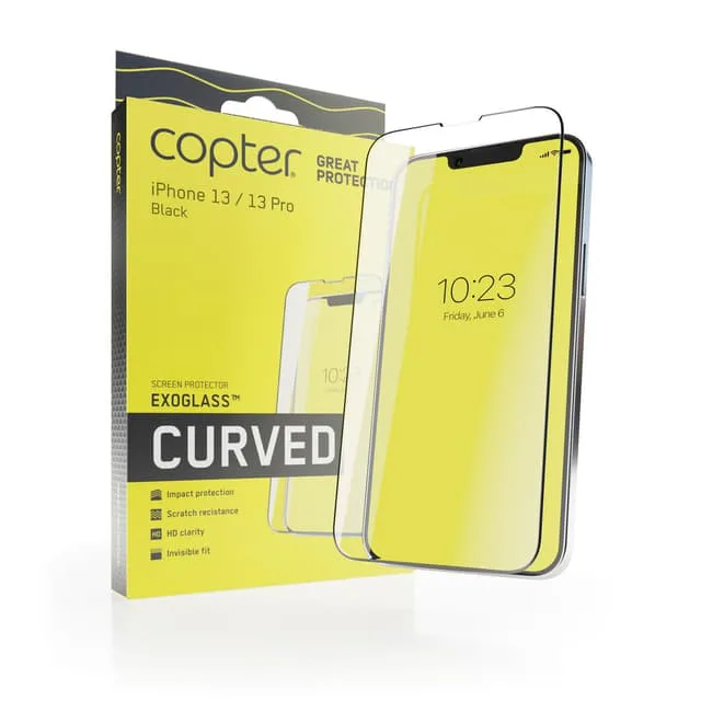 Copter Exoglass Curved Frame iPhone 13 / 13 Pro