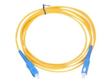 Extralink - Patch-kabel - SC/UPC enkelläge (hane) till SC/UPC enkelläge (hane) - 1 m - 1 m - 3 mm - fiberoptisk - simplex - G.657.A1