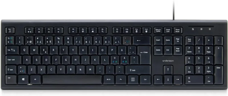 Andersson KDW 1.0 Tangentbord