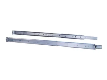 Inter-Tech - Utdragbara skenor för rack - grå - 1U - 19"