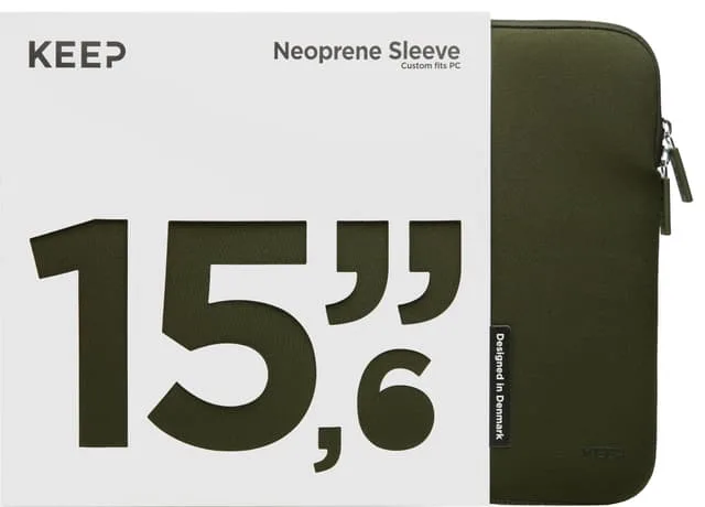 KEEP 15.6" Neoprene sleeve (Ivy Green)