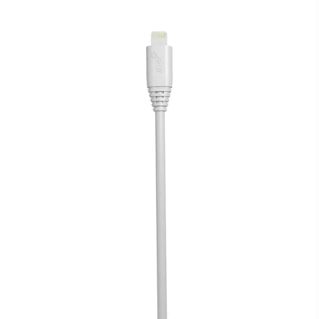 Gear Laddkabel Lightning 2m Vit MFI Rund