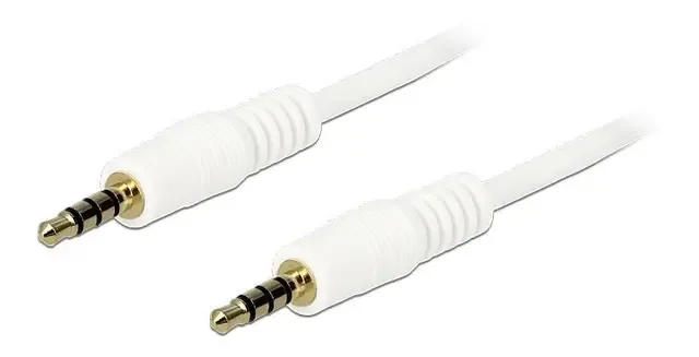 DeLOCK ljudkabel, 3,5mm 4-pin ha - ha