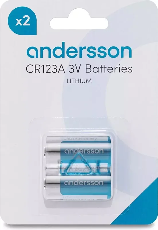 Andersson CR123A Lithium 2-pcs