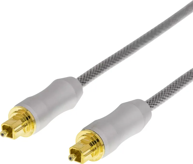 Deltaco High End Toslink Cable optical cable digital audio 2m
