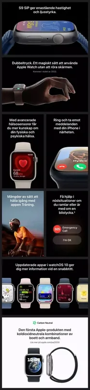 Apple Watch Series 9 GPS 41mm / Pink Aluminium Case / Light Pink Sport