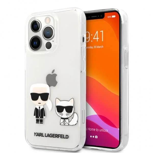 Karl Lagerfeld iPhone 13 Pro Skal Choupette Transparent